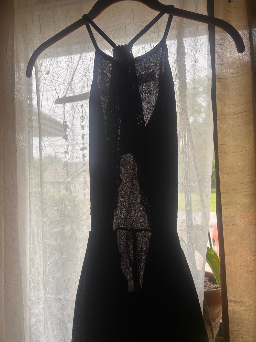 Windsor Black Backless Halter Maxi Dress - Picture 1 of 3